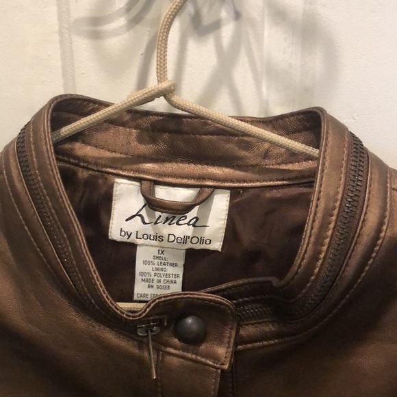 Linea by Louis Dell’Olio genuine leather jacket - Picture 3 of 5